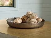 Bay Furniture Gallery - Ashley Furniture - Wallmen Tray - Tray / Champagne Gold Finish - A2000817